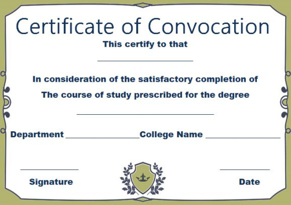 8 Awesome Free Printable Masters Degree Certificate with Masters Degree Certificate Template