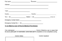 8 Free Sample Medical Certificate Templates – Printable Samples inside Free Fake Medical Certificate Template