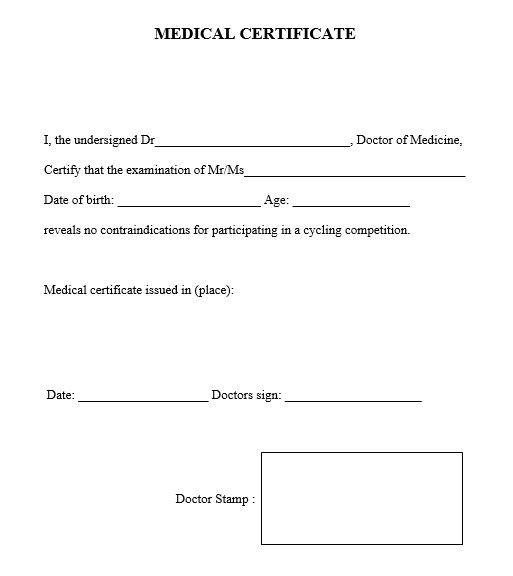 8 Free Sample Medical Certificate Templates - Printable Samples pertaining to New Free Fake Medical Certificate Template