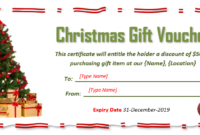 9 Free Christmas Gift Certificate Templates Using Ms Word with regard to Best Christmas Gift Certificate Template Free