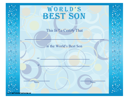 A Printable Certificate For A Mother Or Father To Present To inside Worlds Best Mom Certificate Printable 9 Meaningful Ideas