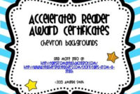 A.r. Award Certificates: Ready To Use Printables | Award for Accelerated Reader Certificate Template Free