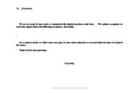 Acknowledgment And Acceptance Of Order Template Pertaining for Quality Certificate Of Acceptance Template