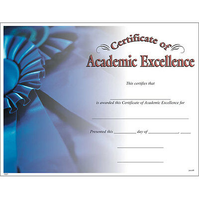 Akademische Excellence Award Certificate, Pack 15 | Ebay with regard to Certificate Of Academic Excellence Award