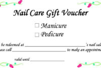 Always A Good Idea! | Gift Certificate Template Word, Gift for Nail Gift Certificate Template Free
