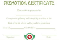 Army Officer Promotion Certificate Template | Certificate intended for Best Promotion Certificate Template