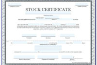 Australian Company Share Certificate Template | Vincegray2014 pertaining to Fresh Share Certificate Template Australia