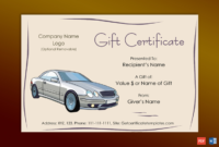 Autos Gift Certificate Template – Gct with regard to Fresh Automotive Gift Certificate Template