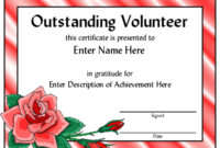 Award Certificate Templates | Certificate Templates, Awards with regard to Outstanding Volunteer Certificate Template