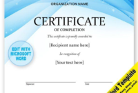Award Certificate Templates Word 2007 (3) – Templates intended for Award Certificate Templates Word 2007
