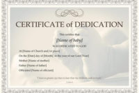 Baby Dedication Certificate Template | Boy Or Girl | Instant Download |  Print At Home | Gift | Baptism | Dedication To The Lord with regard to Baby Dedication Certificate Templates
