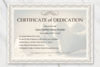 Baby Dedication Certificate Template For Word [Free Printable] in Unique Free Printable Baby Dedication Certificate Templates