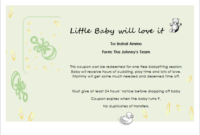 Babysitter Gift Certificate Template For Word | Document Hub with New Babysitting Gift Certificate Template