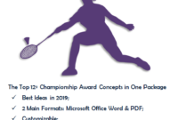 Badminton Certificate Template Free Di 2020 for Fresh Badminton Certificate Template Free 12 Awards