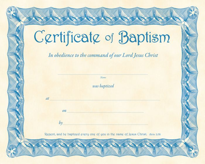Baptism Certificate - Parchment inside Best Christian Baptism Certificate Template