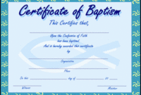Baptism Certificates | Christian Baptism, Certificate regarding Christian Baptism Certificate Template