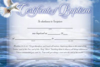 Baptism Certificates Free | Certificate Of Baptism throughout Baptism Certificate Template Word Free