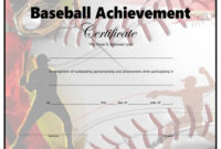 Baseball Certificate – Free Printable – Allfreeprintable in Baseball Award Certificate Template