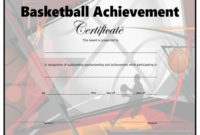 Basketball Certificate – Free Printable – Allfreeprintable for Basketball Tournament Certificate Template