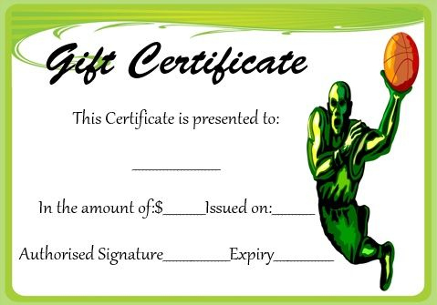 Basketball Gift Certificate Template | Corporate Gifts throughout Fresh Basketball Gift Certificate Template