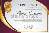 Beautiful Certificate Template Design Best Award Stock within Beautiful Certificate Templates