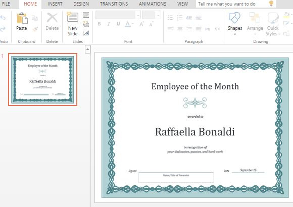 Best Certificate Templates For Powerpoint with Best Award Certificate Template Powerpoint