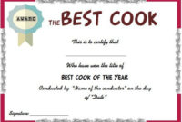 Best Cook Certificate | Certificate Templates, Certificate for New Cooking Contest Winner Certificate Templates