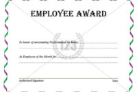 Best Employee Award Template Download Now intended for Best Employee Certificate Template