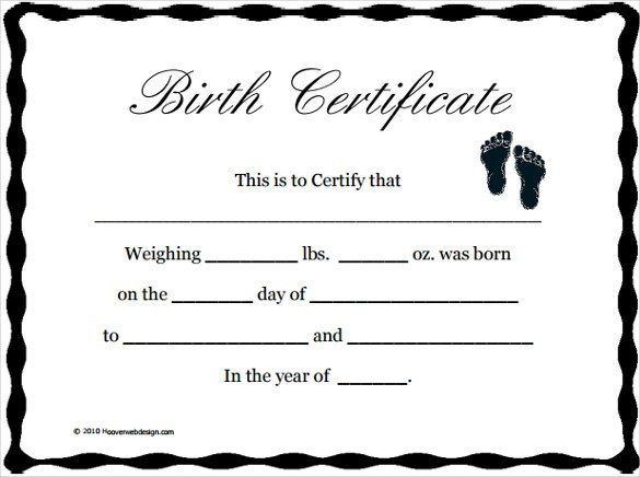 Birth Certificate Template | 17+ Free Word, Excel &amp; Pdf throughout Unique Baby Death Certificate Template