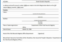 Birth Certificate Translation Template Uscis (12 in Uscis Birth Certificate Translation Template