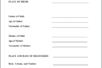 Birth Certificate Translation Template Uscis (2) – Templates throughout Birth Certificate Translation Template