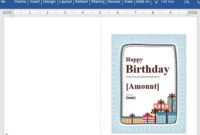 Birthday Gift Certificate Card Template For Word pertaining to Quality Microsoft Gift Certificate Template Free Word