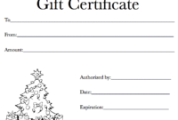 Black And White Gift Certificate Template Free (2 intended for Black And White Gift Certificate Template Free