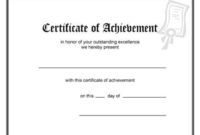Blank Award Certificate Template in Free Printable Blank Award Certificate Templates