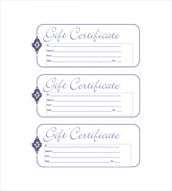 Blank-Blue-Small Business Gift Certificate-Template intended for Fresh Small Certificate Template
