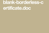 Blank-Borderless-Certificate.doc | Blanks, Templates, Lockscreen pertaining to Borderless Certificate Templates