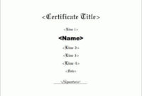 Blank Borderless Certificate Template Within Borderless inside New Borderless Certificate Templates