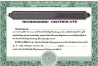 Blank Llc Membership Certificates | Corpex (Pack Of 20) intended for Llc Membership Certificate Template