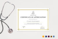 Blank Medical Appreciation Certificate Template intended for Table Tennis Certificate Templates Free 10 Designs