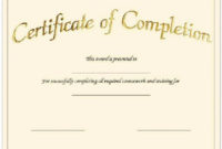 Blank-Printable-Certificate-Of-Achievement | Certificate Of regarding New Certificate Of Completion Templates Editable