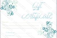 Blueezy Gift Certificate Template – For Word with regard to Baby Shower Gift Certificate Template