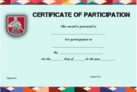 Boot Camp Participation Certificate | Certificate Templates inside Fresh Boot Camp Certificate Template