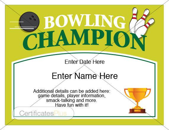Bowling Certificate, Bowling Trophy, Bowling Award, Bowling Shirt, Bowling  Award Certificates, Bowling Ball, Bowling Pin, Bowling Templates pertaining to Best Bowling Certificate Template