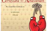 Boxing Printable Certificate within Unique Boxing Certificate Template