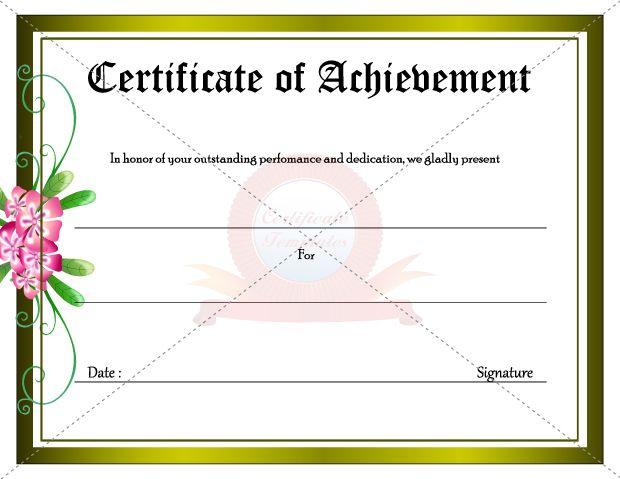 Business Achievement Award | Certificate Templates, Awards pertaining to Outstanding Effort Certificate Template