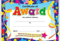 Certificate | Certificate Of Achievement Template, Free within Free Printable Certificate Templates For Kids