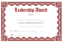 Certificate Leadership And Management Free Printable 3 inside Outstanding Student Leadership Certificate Template Free