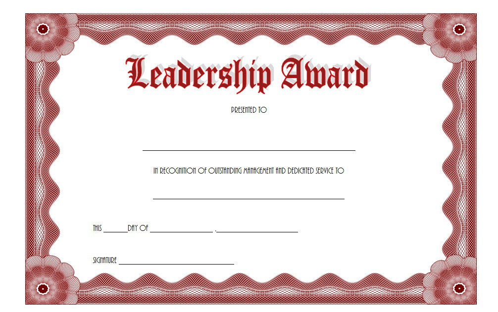 Certificate Leadership And Management Free Printable 3 inside Outstanding Student Leadership Certificate Template Free