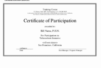 Certificate Of Accomplishment Template Free Unique pertaining to Unique Continuing Education Certificate Template