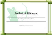 Certificate Of Achievement – Archery Printable Certificate intended for Fresh Blessing Certificate Template Free 7 New Concepts